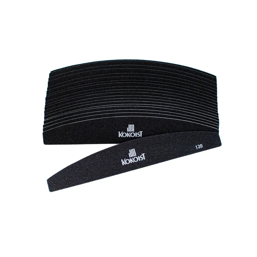 PACK OF 20 REPLACEABLE BLACK HALF MOON FILES (#120)