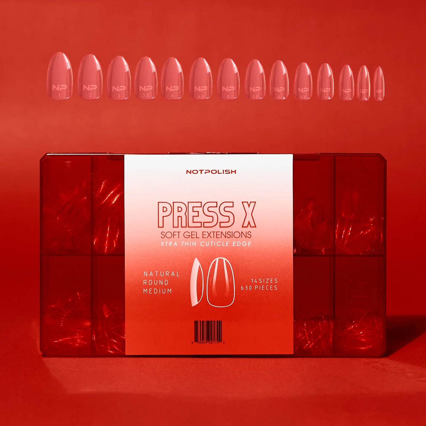 PRESS X-TIP CASE 630 Pieces by NOTPOLISH