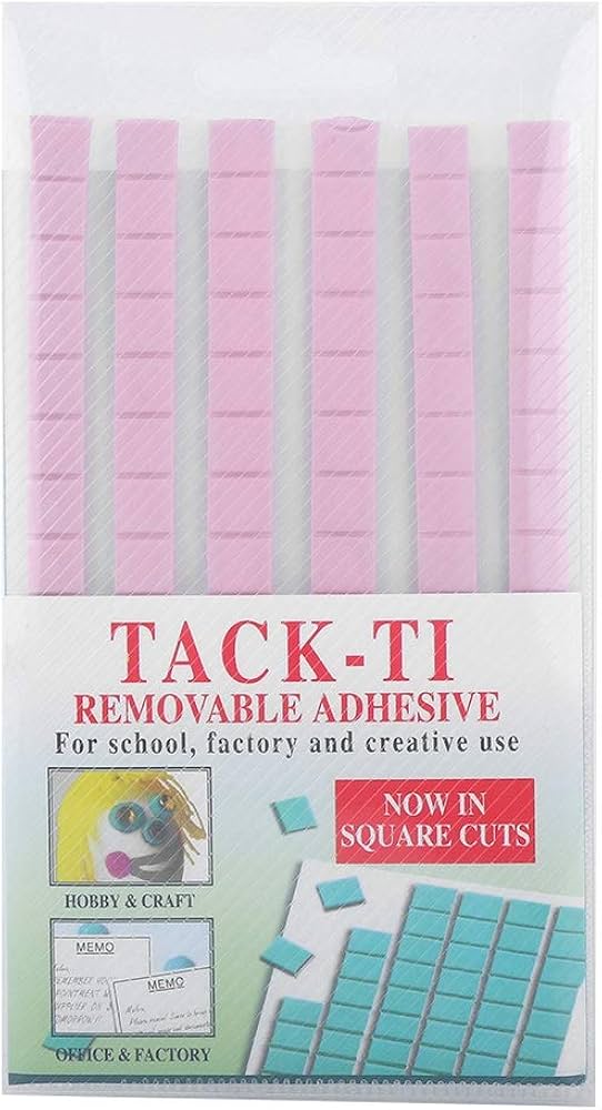 PINK - TACK - TI REMOVABLE ADHESIVE