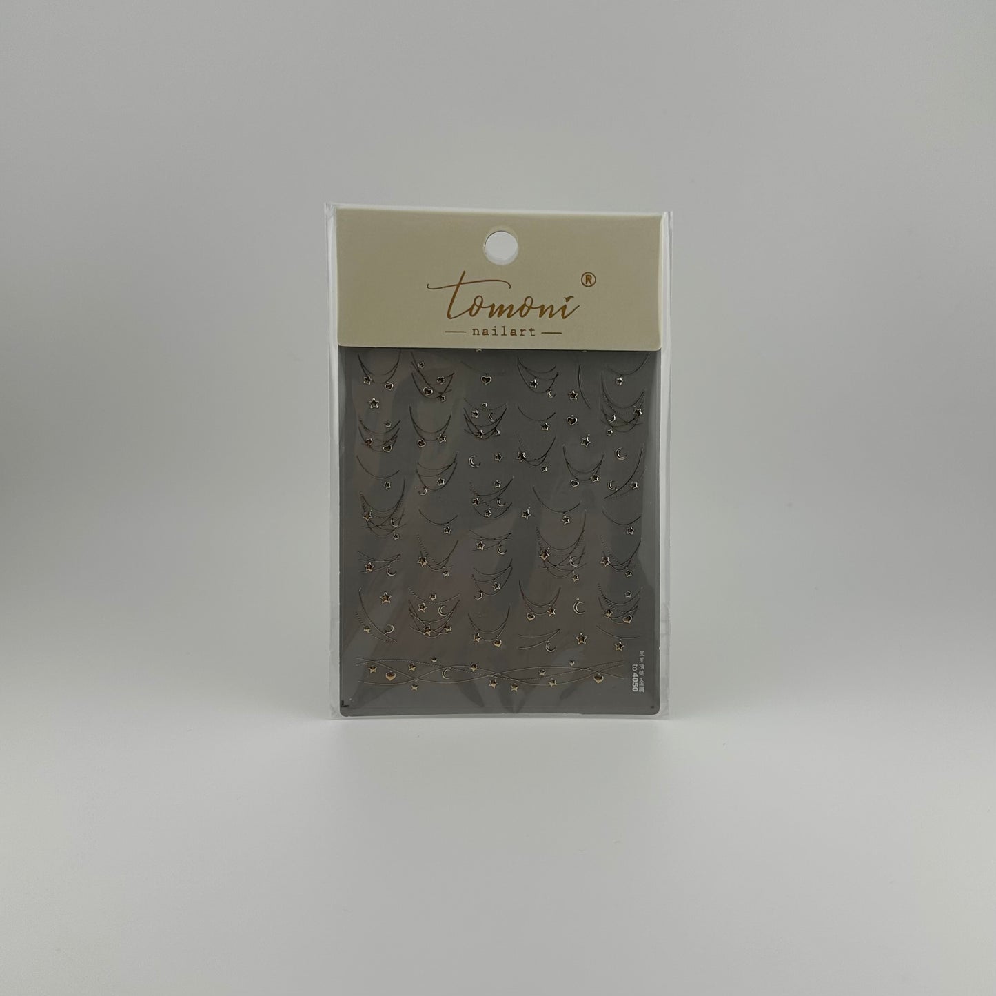 STAR & HEART NECKLACE PREMIUM NAIL STICKER