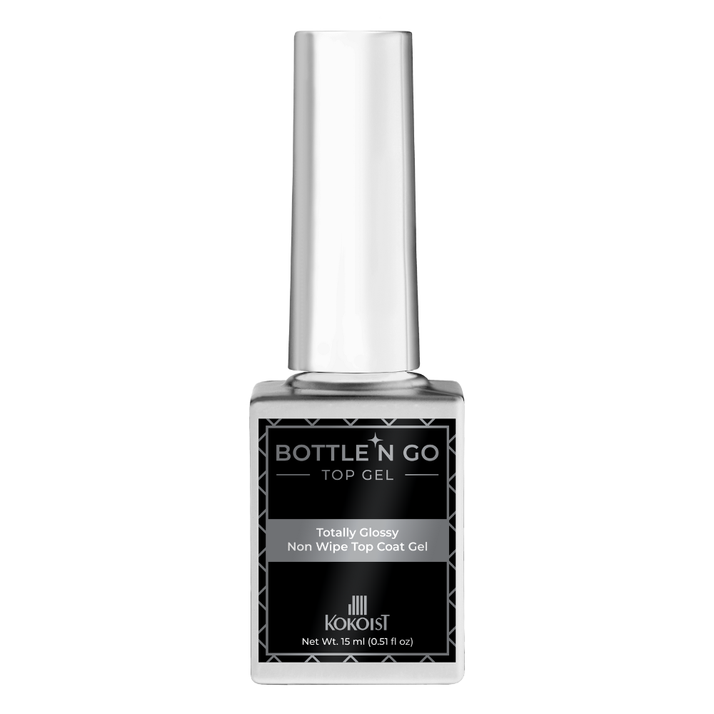 BC-T Bottle 'N Go Totally Glossy Non Wipe Top Coat Gel