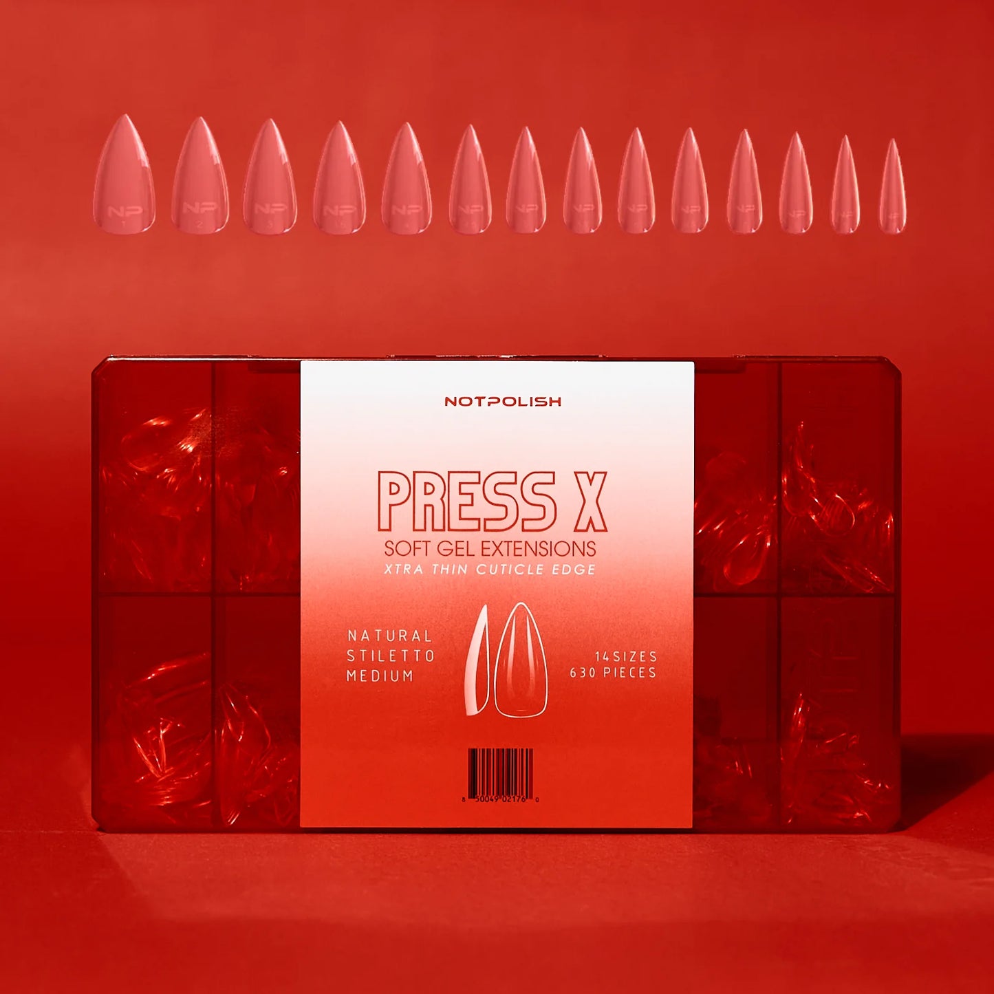 PRESS X-TIP CASE 630 Pieces by NOTPOLISH