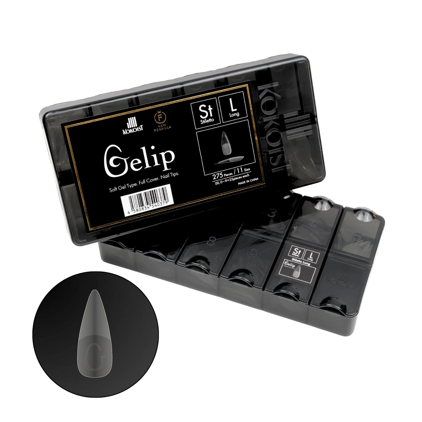 STILETTO LONG GELIP EXTENSIONS (275 PCS)