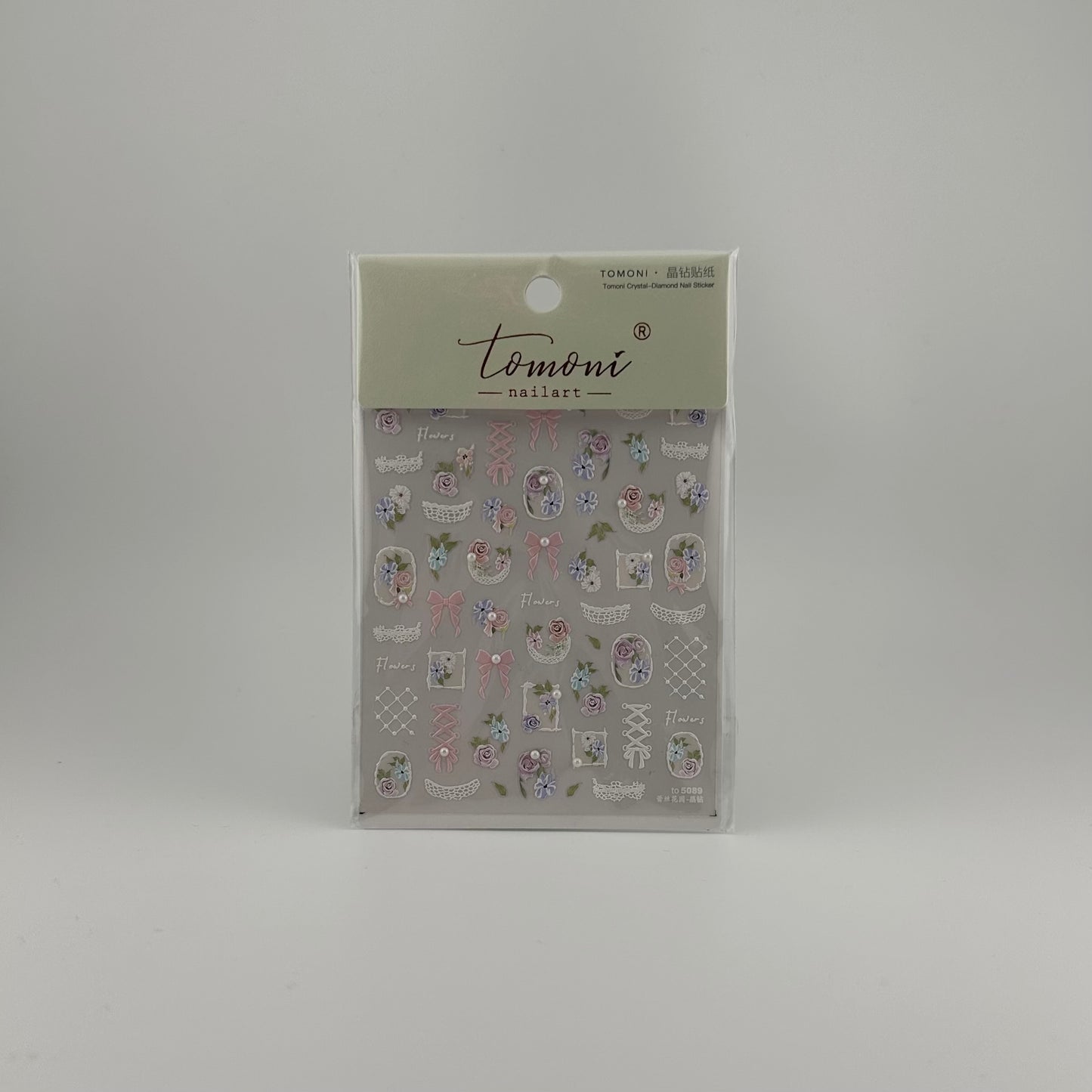 VINTAGE BOW PREMIUM NAIL STICKER