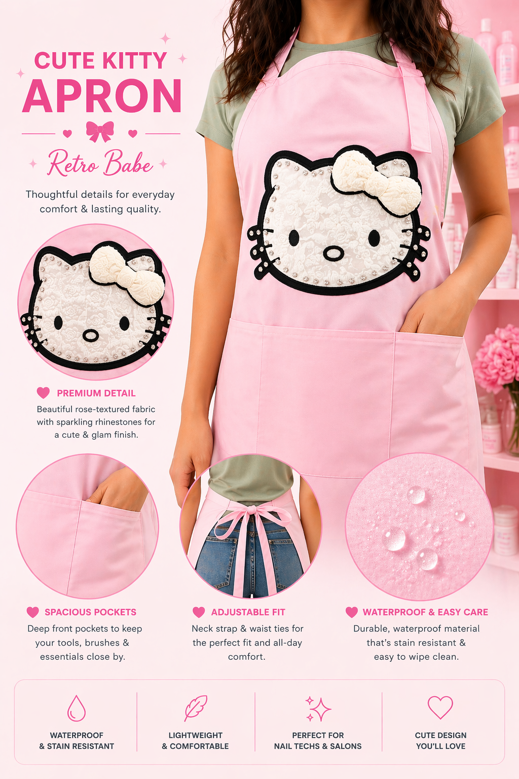 Cute Kitty Apron