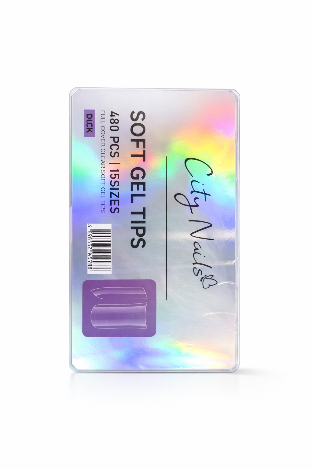 DUCK - SOFT GEL TIPS - FULL COVER CLEAR SOFT TIPS