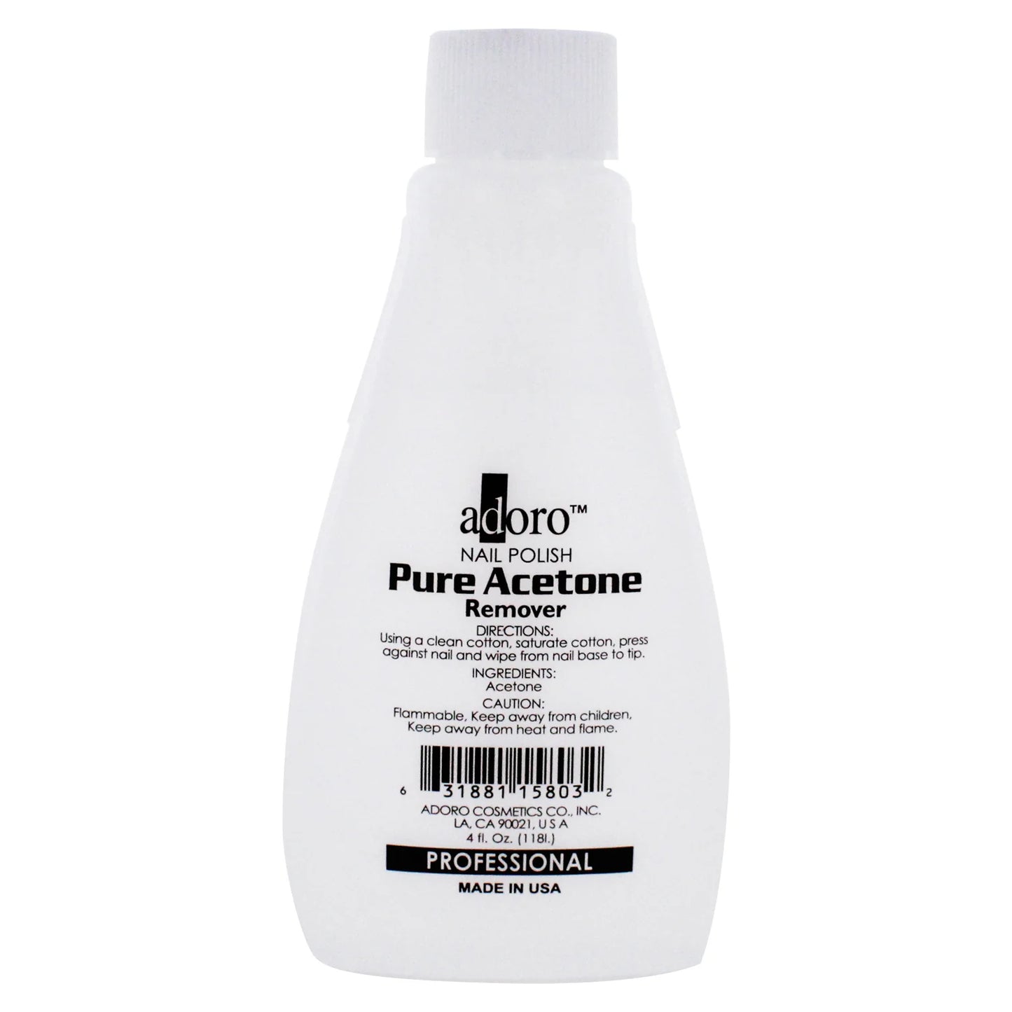 PURE ACETONE REMOVER 4 FL OZ