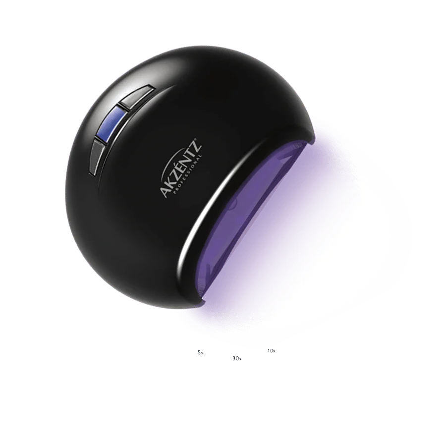 Black Led Compact Lamp