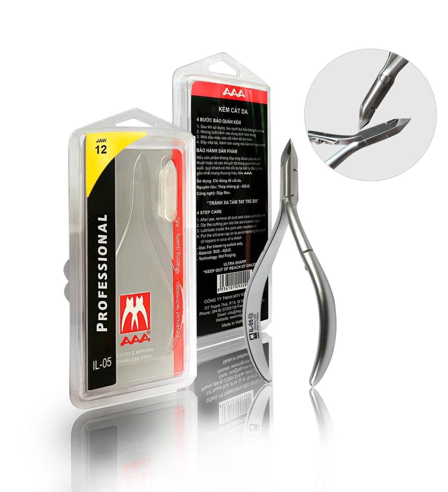 CUTICLE NIPPERS IL-05 JAW 12