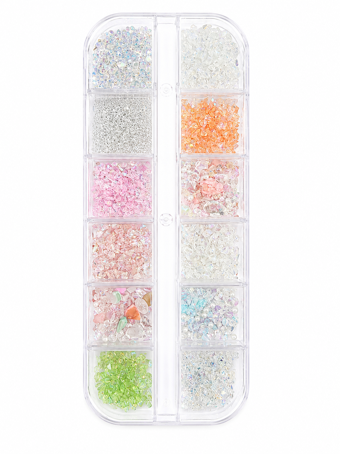 Pastel Crystal Nail Art Mix Box