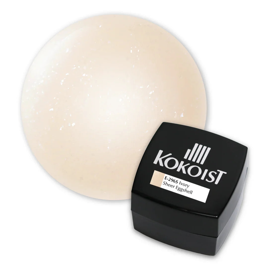 E-296S IVORY SHEER EGGSHELL