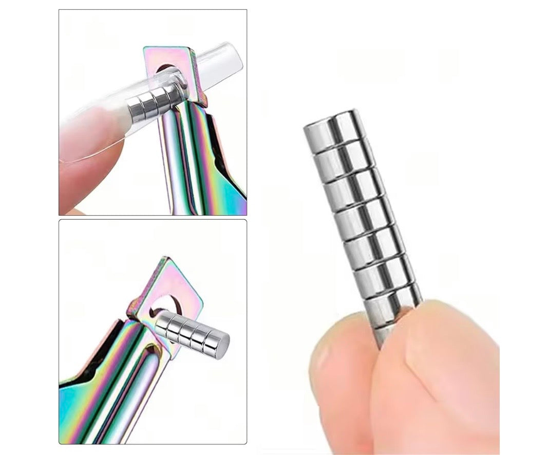 20 Pcs Round Magnets For Acrylic Nail Clippers
