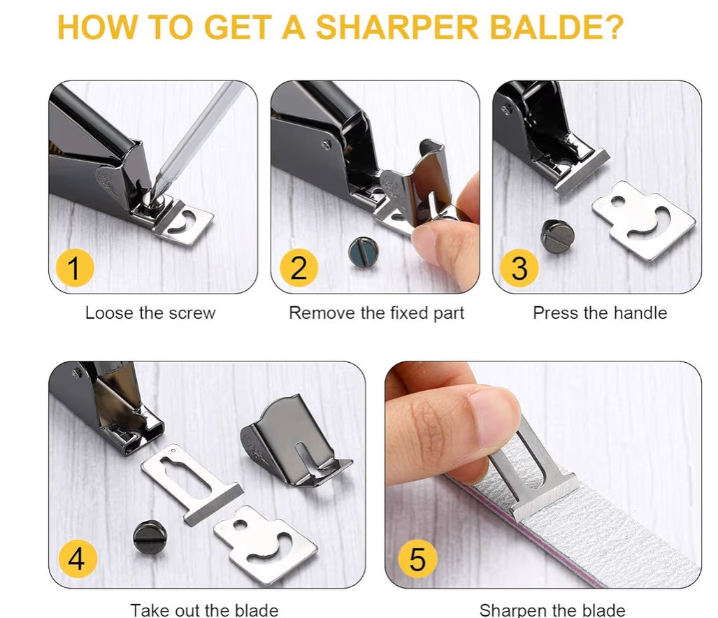 BLACK - 4 IN 1 MANICURE/PEDICURE TOOL SET