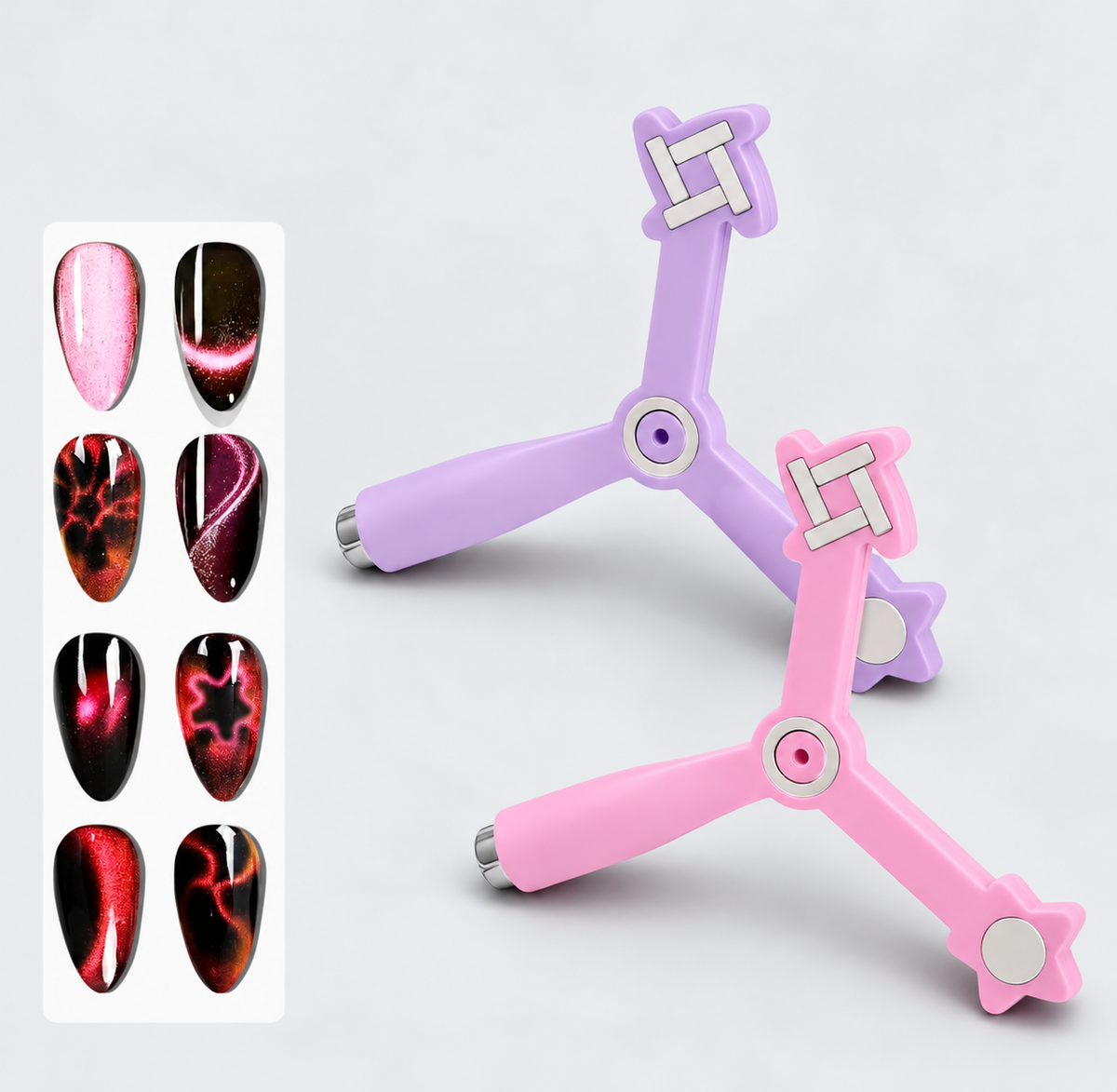 3-in-1 Multi-Effect Cat Eye Gel Magnet Tool