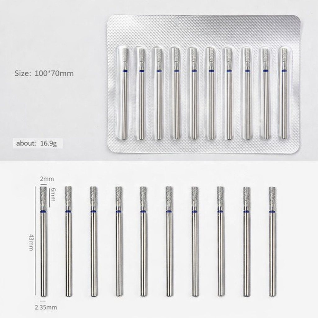 Diamond Barrel Drill Bit 10pcs- Medium Grit