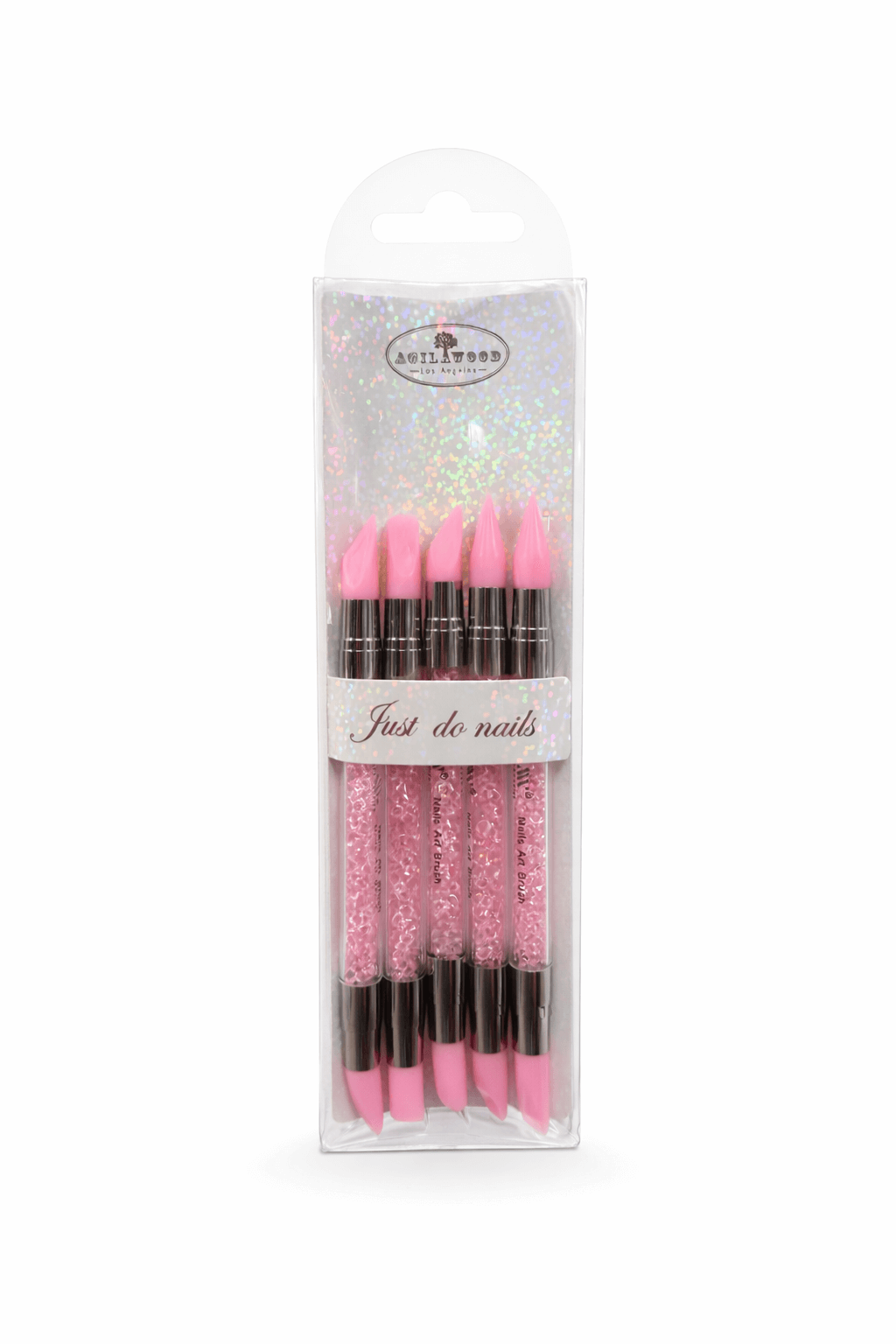 Pink Silicone 5pc Tool Set