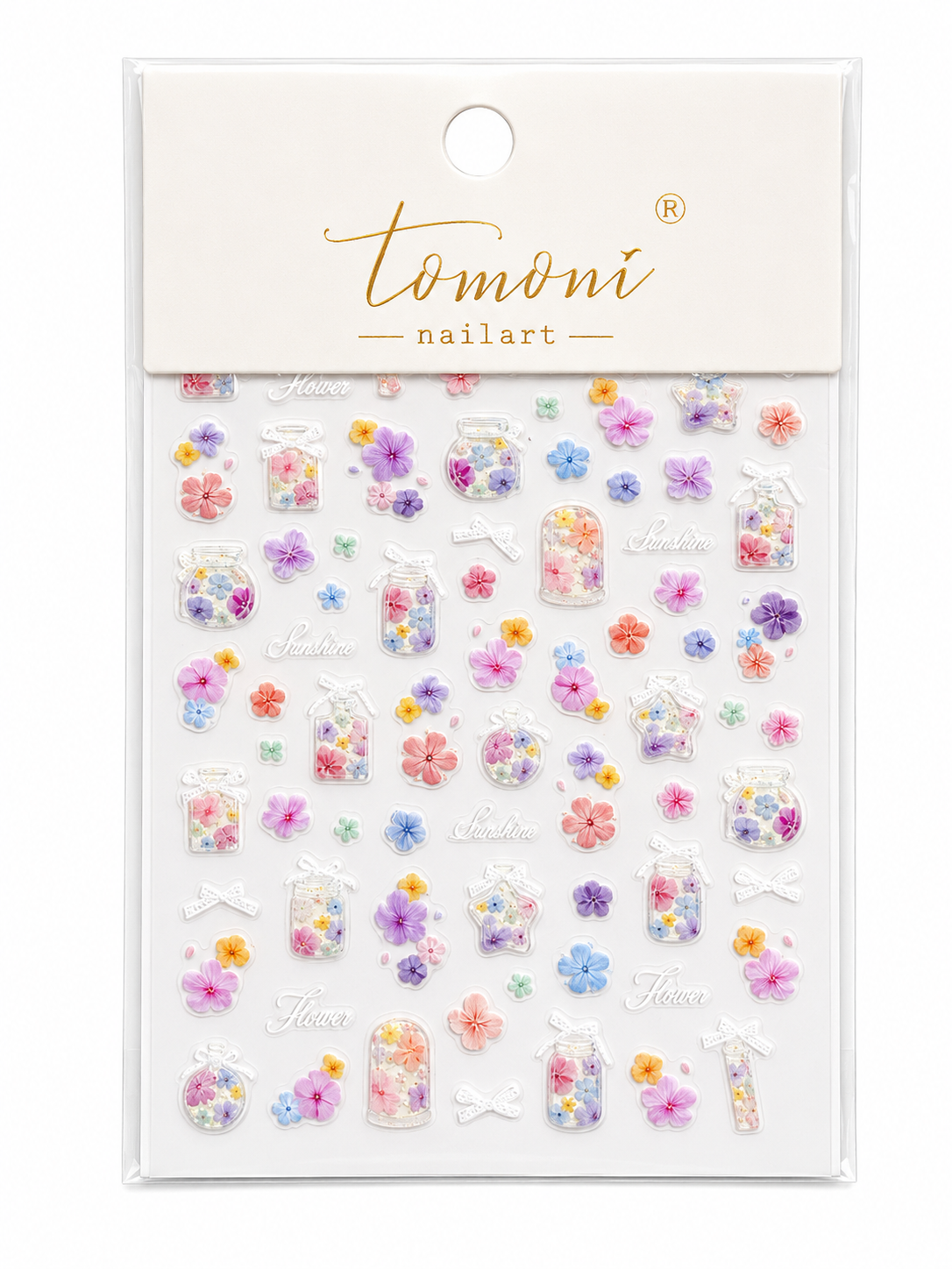 Bloom in a Bottle Nail Sticker