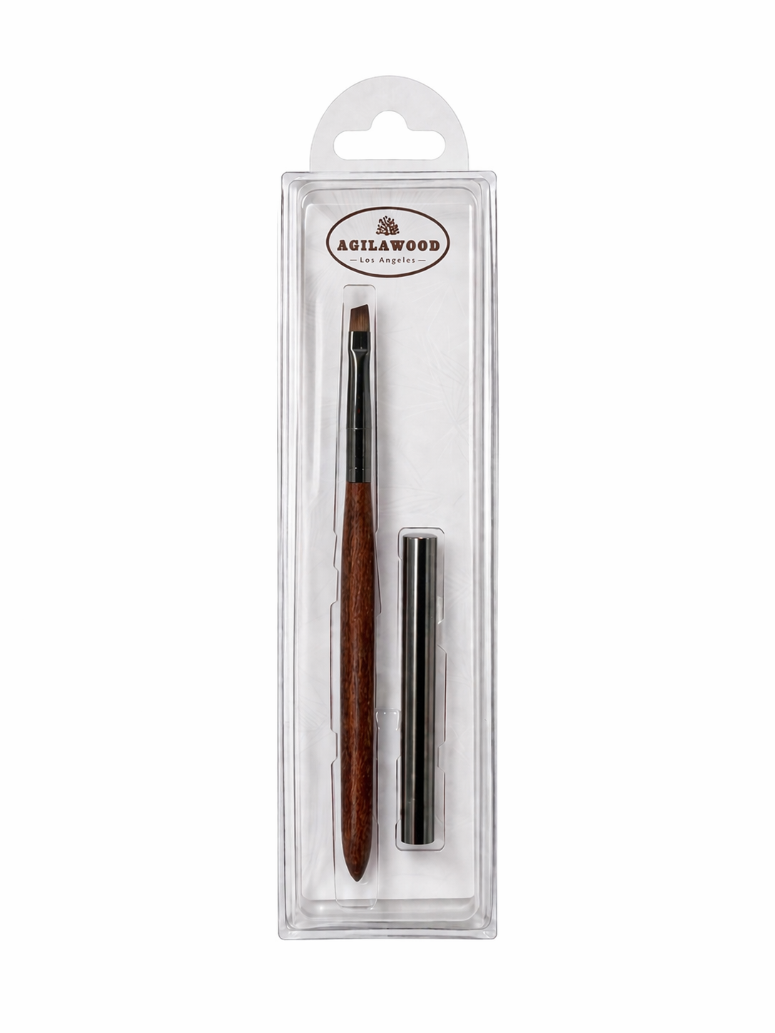 Wood Angled Nail Brush #6