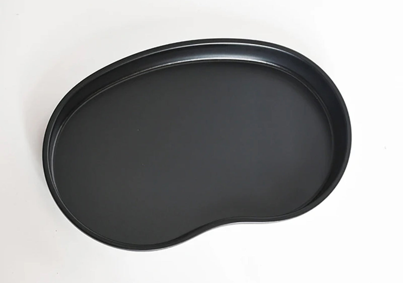 BLACK STAINLESS STEEL KIDNEY TRAY