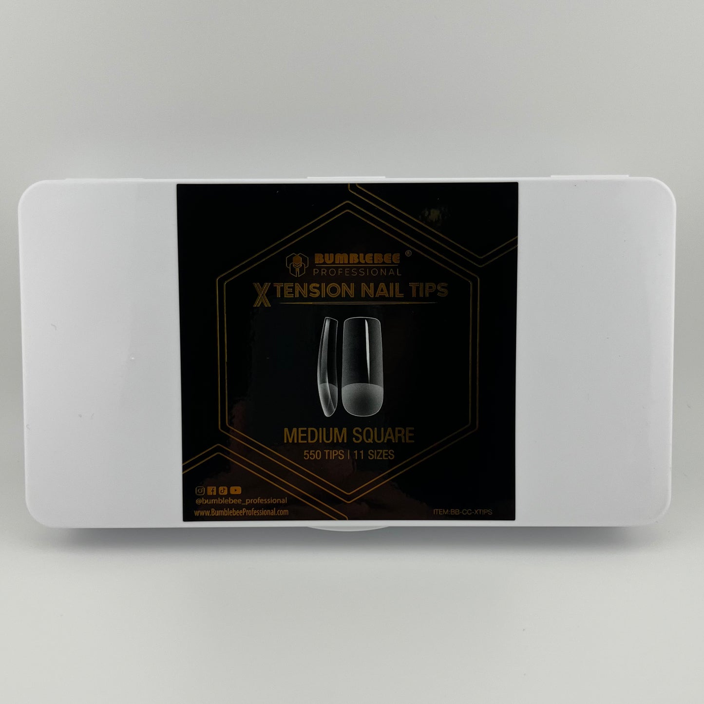 Bumblebee Xtension Nail Tips Medium Square