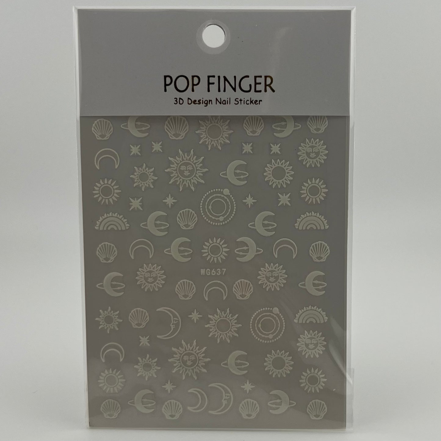 Celestial Glow in the Dark Nail Sticker