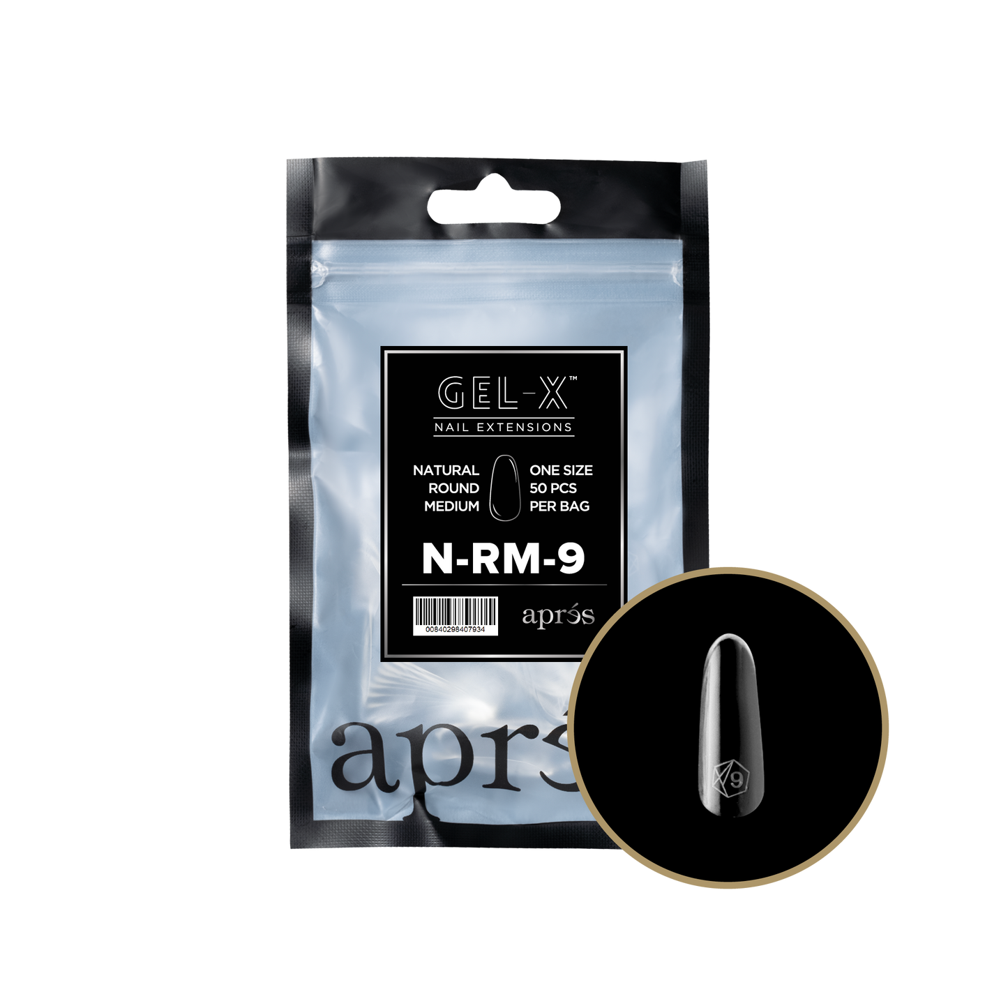 Natural Round Medium Refill Tips