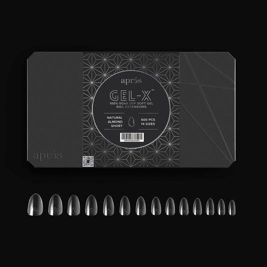 GEL-X TIPS 2.0 NATURAL ALMOND 600 PIECES
