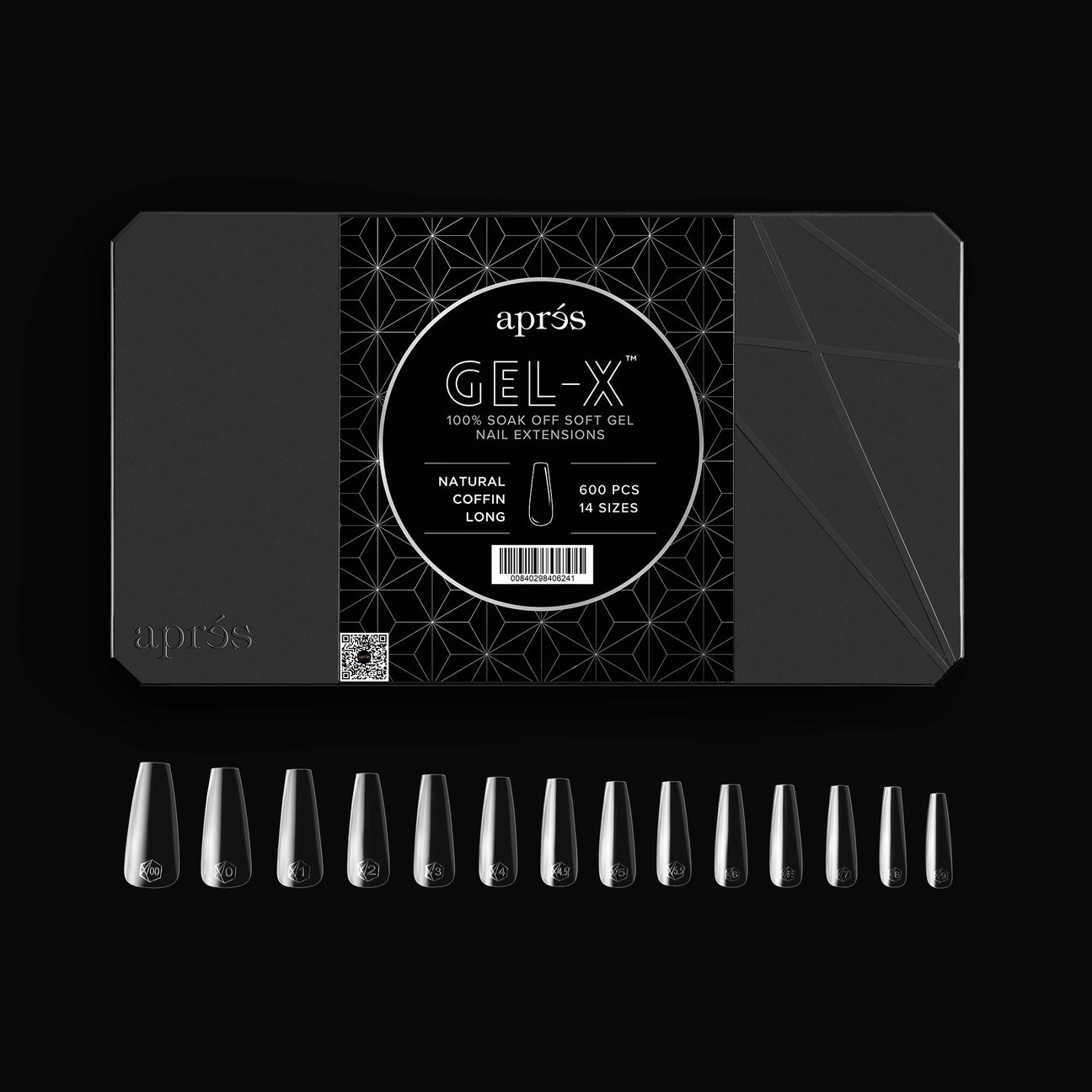 GEL-X TIPS 2.0 NATURAL COFFIN