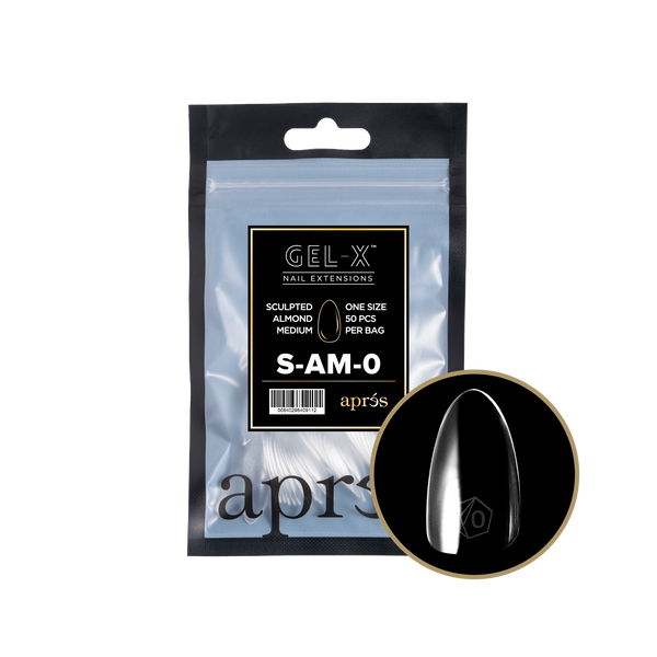 Sculpted Almond Medium Refill Tips