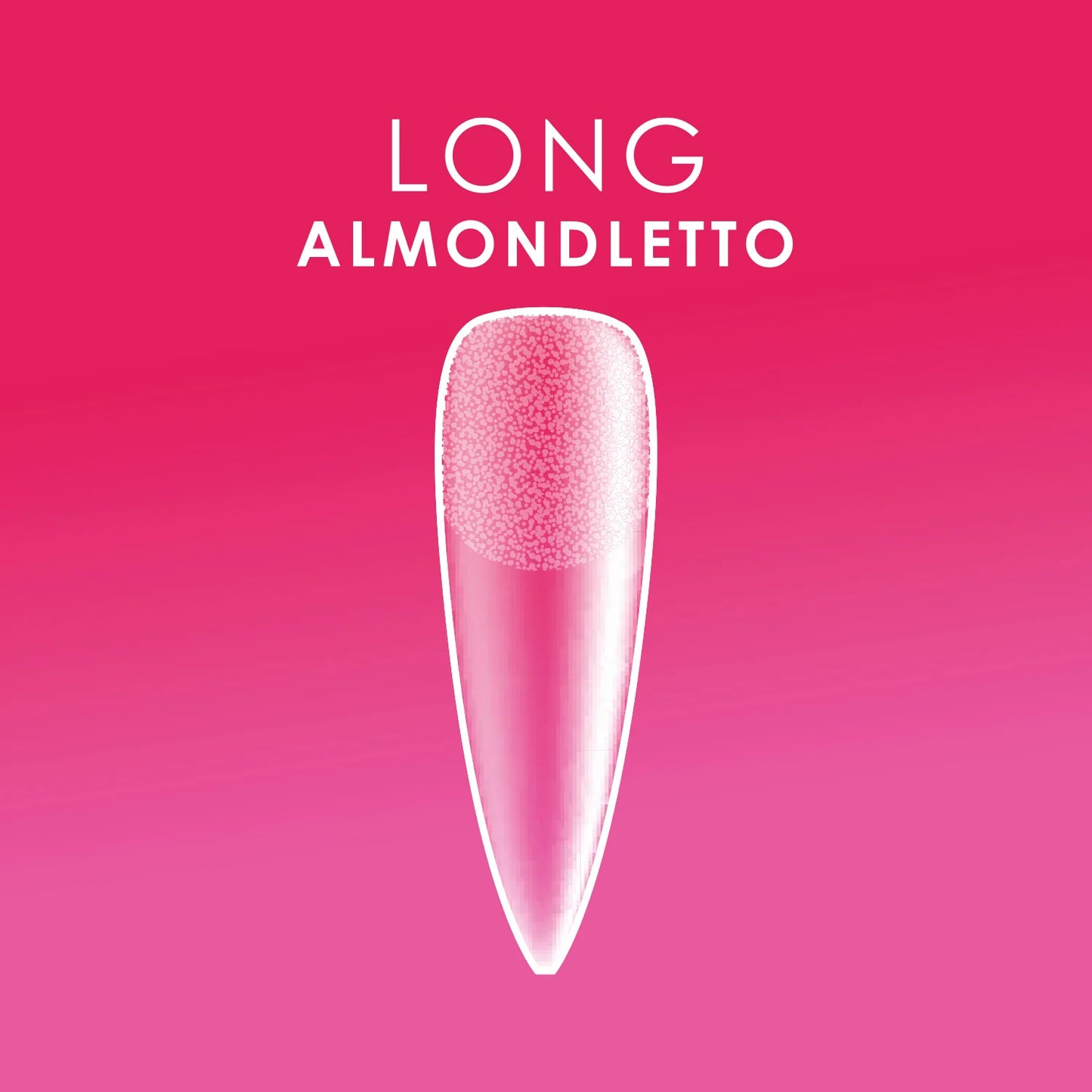 SOFT GEL TIPS ALMONDLETTO LONG