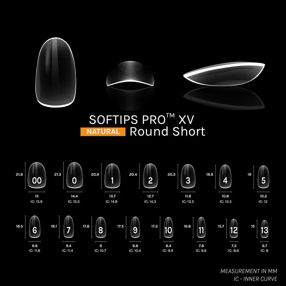SOFTIPS PRO™ XV NATURAL - ROUND SHORT