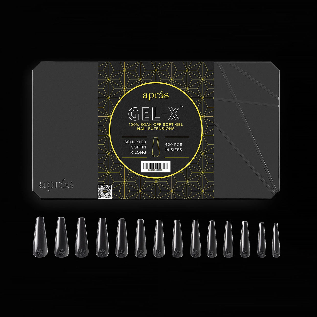 GEL-X TIPS 2.0 SCULPTED COFFIN 600 PCS