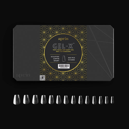 GEL-X TIPS 2.0 SCULPTED COFFIN 600 PCS