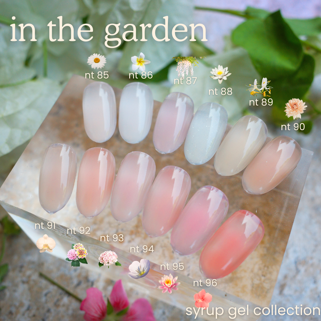 Nail Thoughts In the Garden Syrup Gel Collection