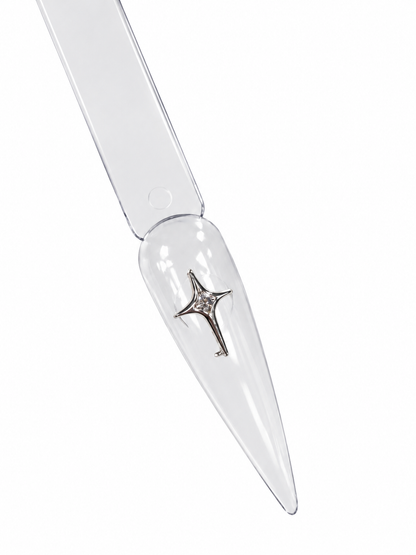 Crystal Starburst Nail Charm