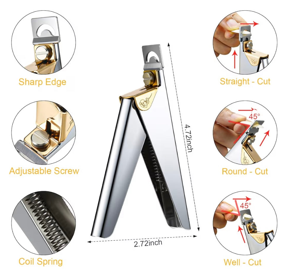 SILVER - 4 IN 1 MANICURE/PEDICURE TOOL SET