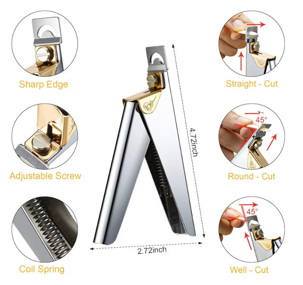 SILVER - 4 IN 1 MANICURE/PEDICURE TOOL SET