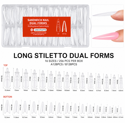 Sandwich Nail Dual Forms