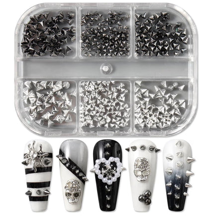 Triangle/spikes Nail Art Charms – Mixed Colors
