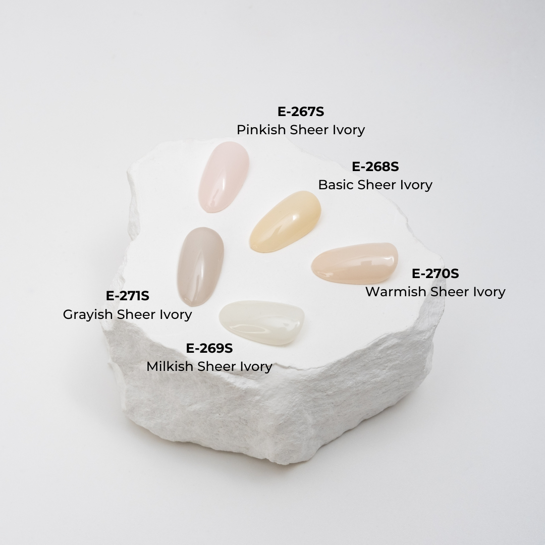 E-271S Grayish Sheer Ivory