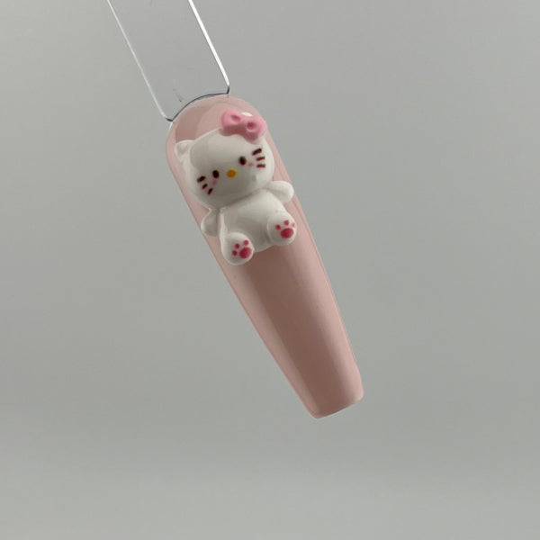 Jumbo White Hello Kitty Kawaii Charm