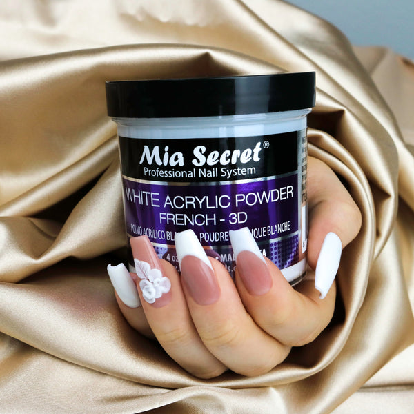 White Acrylic Powder - 4 oz.