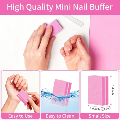 Mini Buffer Blocks 100/180 Grit (50 Pack)