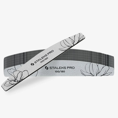 Crescent mineral nail File EXPERT 40 100/180 Grit (25 pcs)
