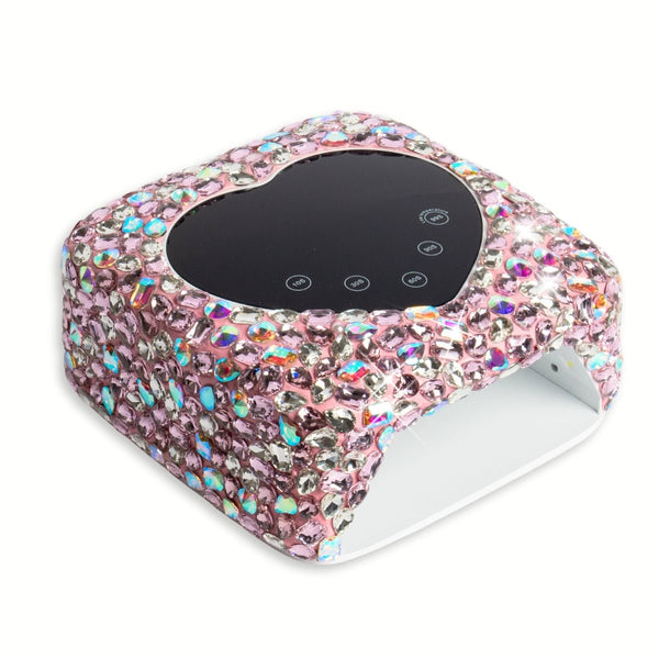 Pink Giant Rhinestone Rechargeable LED Lamp