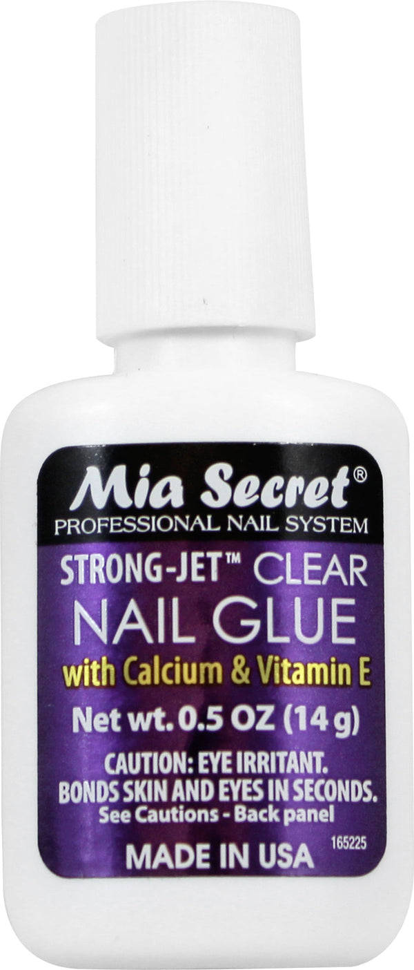 Strongjet Nail Glue (Brush-On 8g and 1/2 oz.)