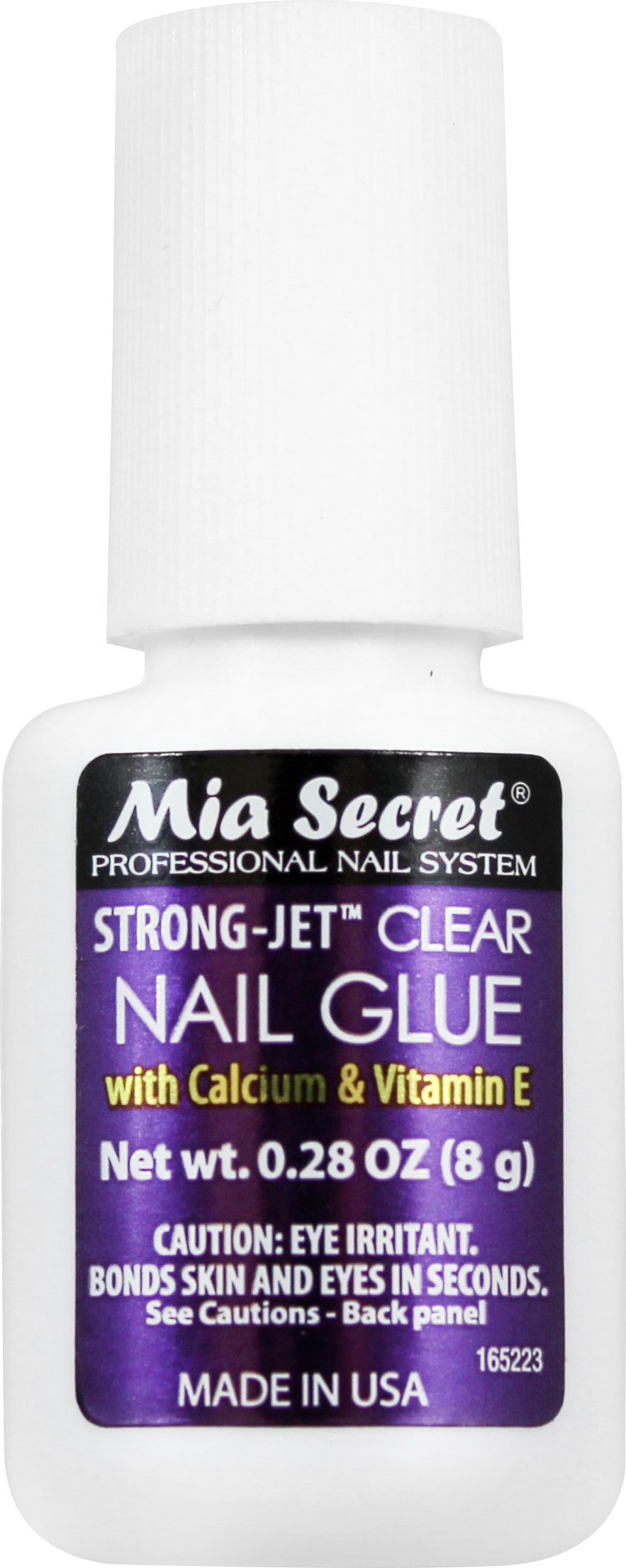 Strongjet Nail Glue (Brush-On 8g and 1/2 oz.)
