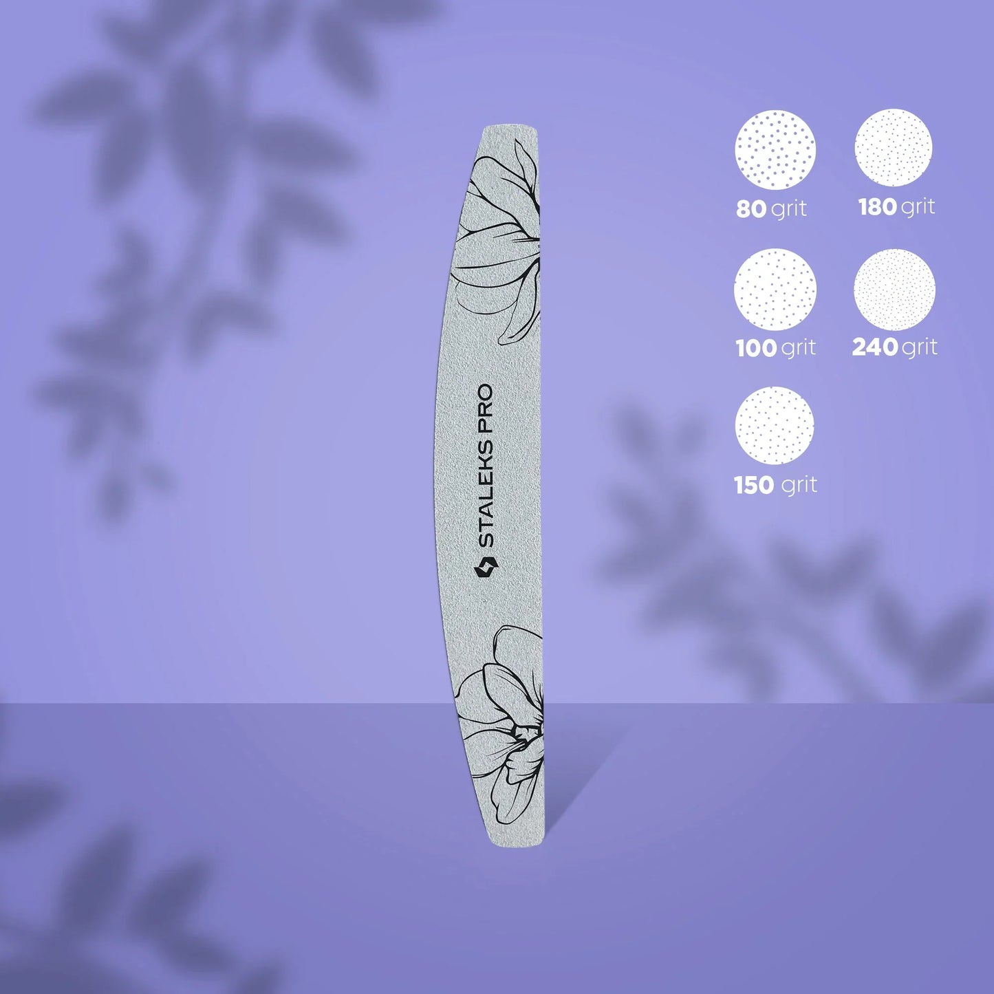 Crescent mineral nail File EXPERT 40 100/180 Grit (25 pcs)