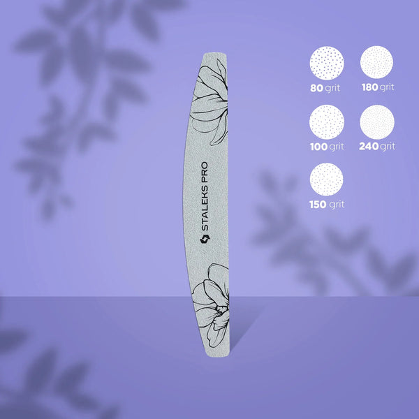 Crescent mineral nail File EXPERT 40 100/180 Grit (25 pcs)