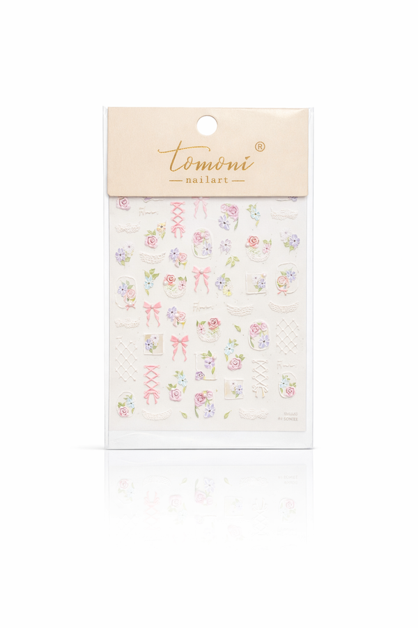 Flower & Bow Nail Sticker